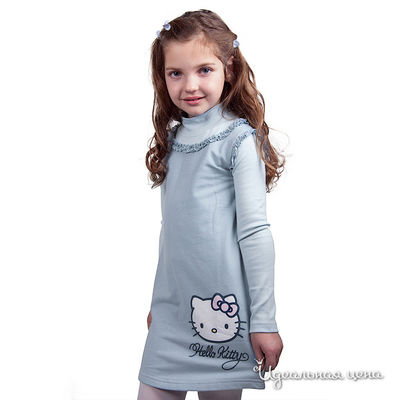 Платье Cartoon brands &quot;HEIIO KITTY&quot; для девочки, цвет серо-голубой