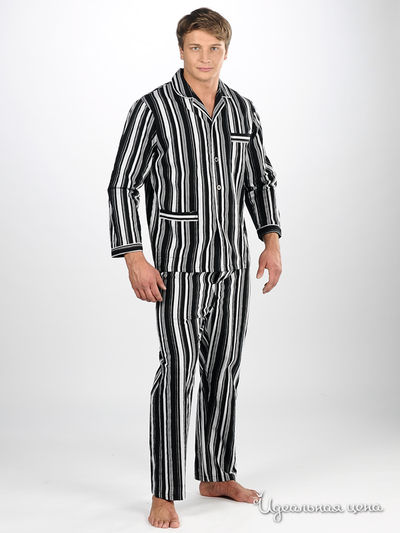 Пижама Fancy, цвет цвет черный / принт полоска
