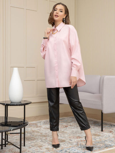 Блуза Базовая оригинальность, Charutti, цвет розовый