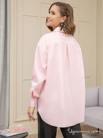 Блуза Базовая оригинальность, Charutti, цвет розовый