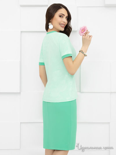 Комплект с юбкой Презентация красоты, Charutti, цвет зеленый