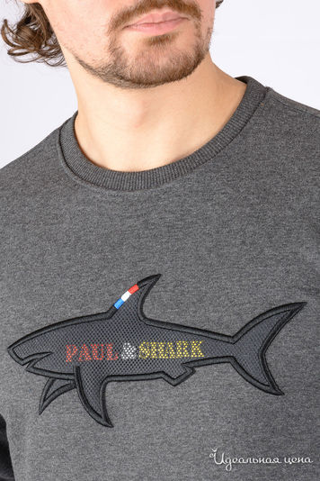 Свитшот Paul &amp; Shark, цвет серый