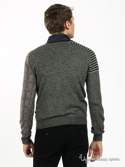 Пуловер Moschino мужской, цвет хаки