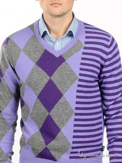 Джемпер Moschino мужской, цвет фиолетовый
