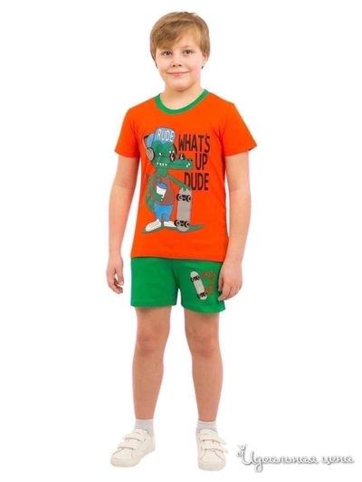 Футболка с шортами для мальчика Kids style, цвет красный