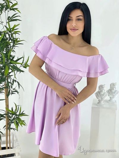 Платье, цвет лиловый