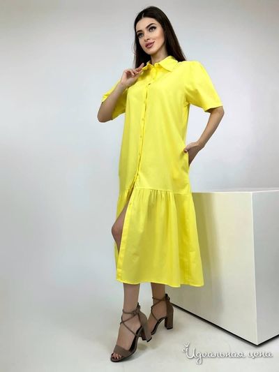 Платье  Mario Enzo,цвет желтый