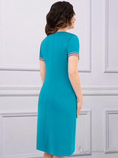 Платье Модный каприз (бирюза), цвет бирюзовый