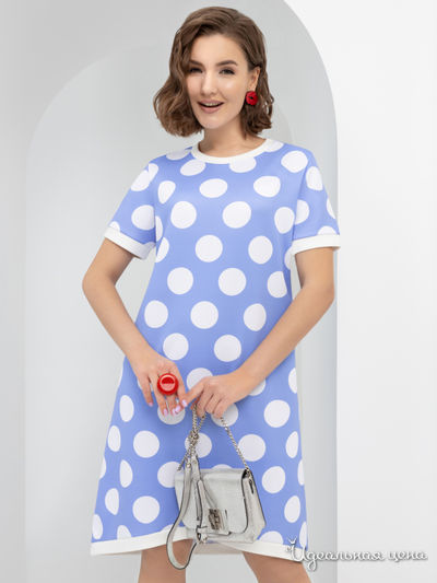 Платье Люблю Пикассо (модница), цвет голубой