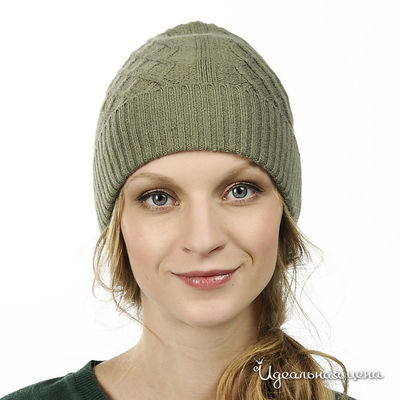 шапка Silkwool, цвет цвет зеленый