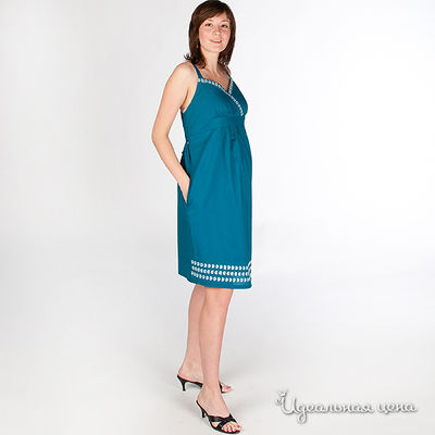 Платье V-mum женское, цвет бирюзовый