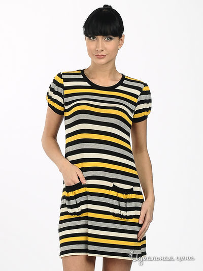 Платье Koton&Ole, цвет цвет черный / желтый