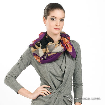Платок Laura Biagiotti шарфы, цвет цвет фиолетовый