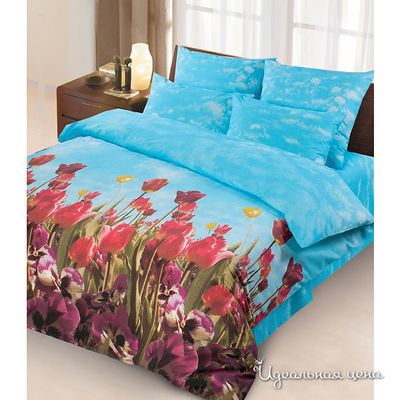 Комплект постельного белья Nordtex, цвет цвет голубой