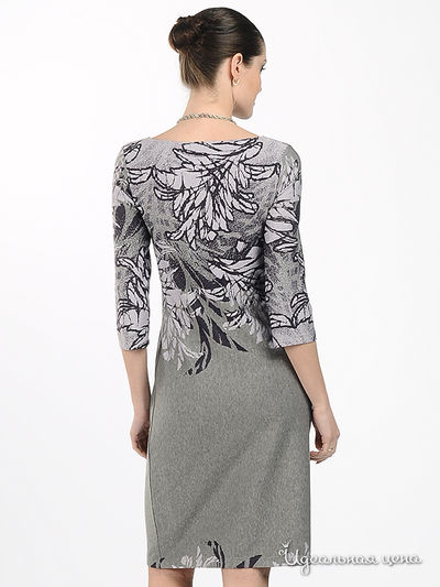 Платье Adzhedo женское, цвет серый / сиреневый