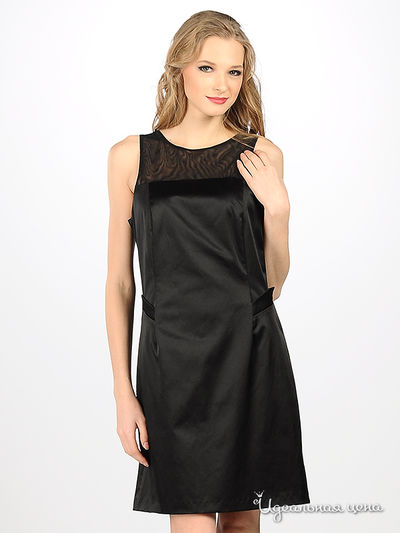 Платье NafNaf, цвет цвет черный