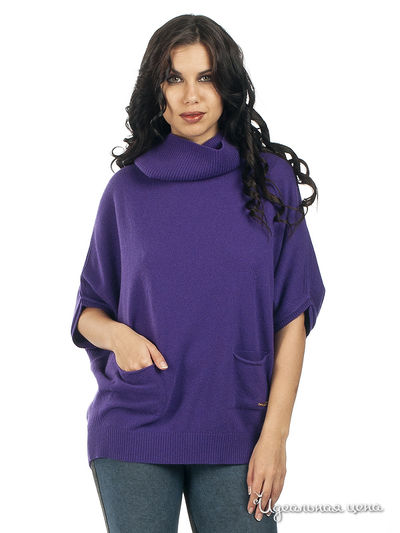 Пуловер Alessandro Bonimi, цвет цвет фиолетовый