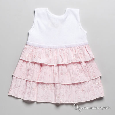 Платье Liliput для девочки, цвет белый / розовый