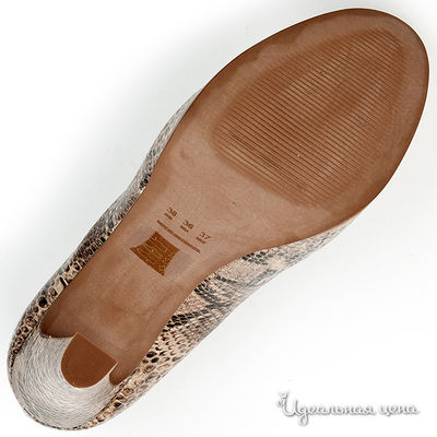 Туфли capriccio женские, цвет коричневый / принт под змею