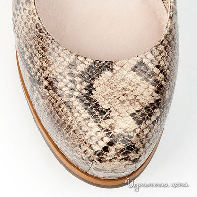 Туфли capriccio женские, цвет коричневый / принт под змею