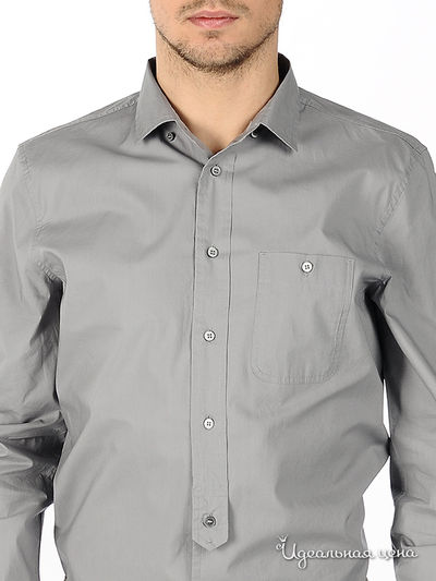 Рубашка Diesel мужская, цвет серый