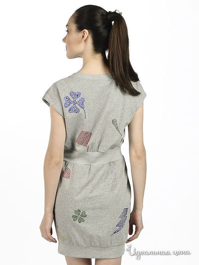 Платье Moschino MS женское, цвет серый