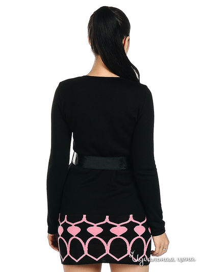 Платье Remix женское, цвет черный / розовый
