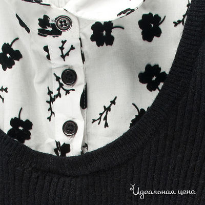 Платье Fracomina mini для девочки, цвет черный
