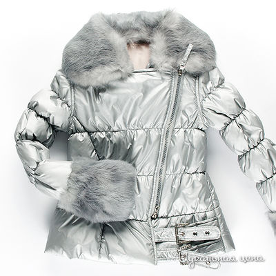 Куртка Fracomina mini, цвет цвет светло-серый