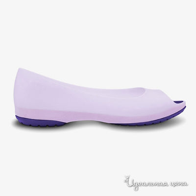 Балетки Crocs, цвет цвет фиолетовый