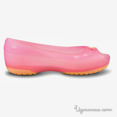 Балетки Crocs, цвет цвет розовый