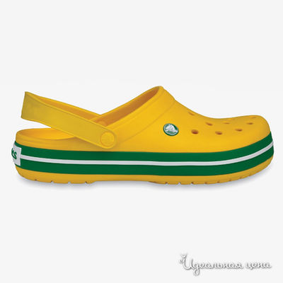 Сабо Crocs, цвет желтый / зеленый