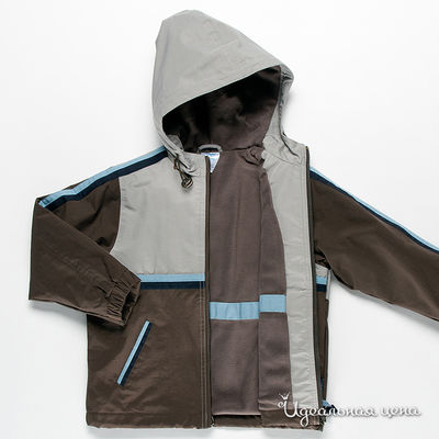 Куртка Best for kids для мальчика, цвет серый / коричневый