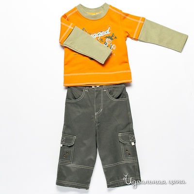 Комплект Best for kids для мальчика, цвет оранжевый / зеленый / серый