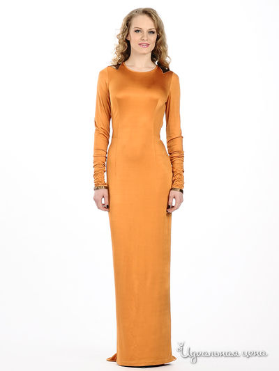 Платье Maria Rybalchenko, цвет цвет оранжевый