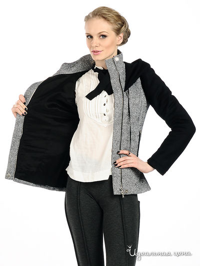 Куртка Maria Rybalchenko женская, цвет черный / белый