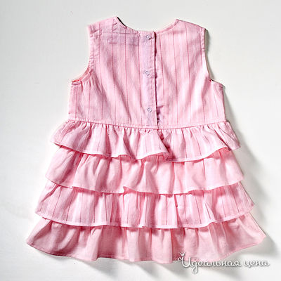 Платье для девочки розовое, рост 56-86 см