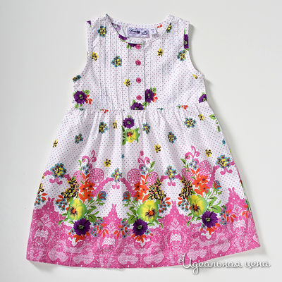 Платье для девочки розовое, рост 92-116 см