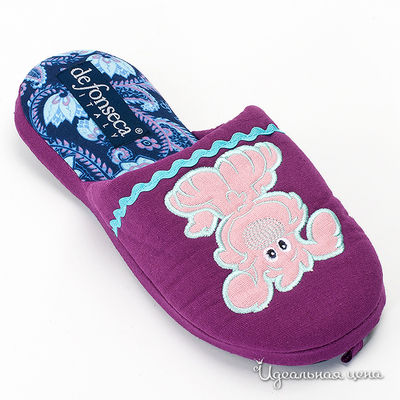 Тапочки De Fonseca, цвет цвет фиолетовый