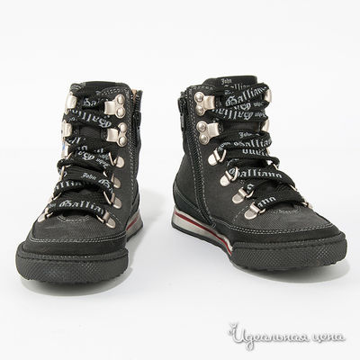 Ботинки John Galliano для мальчика, цвет черный
