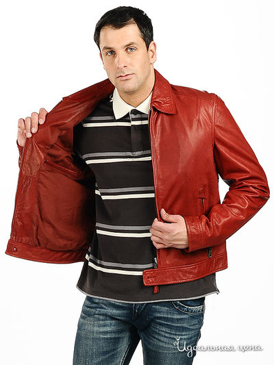 Куртка Marlboro Classics мужская, цвет красный