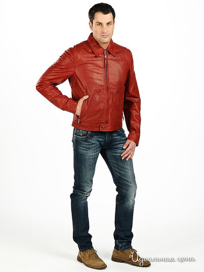 Куртка Marlboro Classics мужская, цвет красный