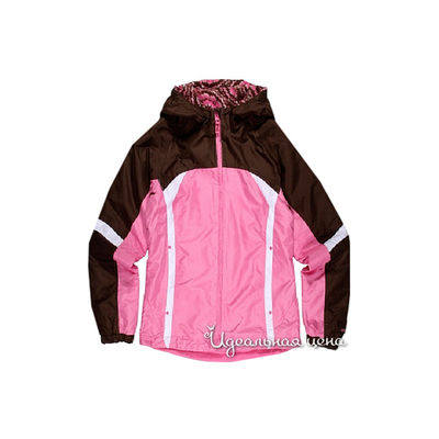 Куртка London frog, цвет цвет розовый / коричневый / белый