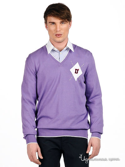 Пуловер Мультибренд, цвет цвет сиреневый