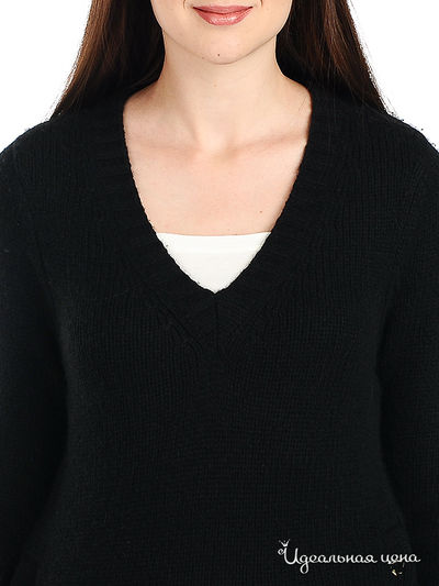Пуловер Ferre, Trussardi, Armani женский, цвет черный