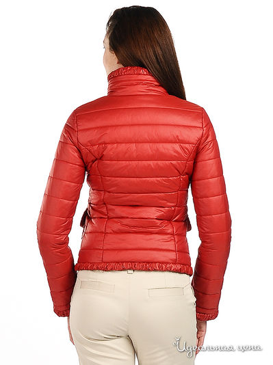 Куртка Ferre, Trussardi, Armani женская, цвет красный