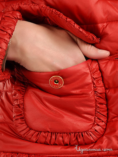 Куртка Ferre, Trussardi, Armani женская, цвет красный