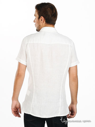 Рубашка Ferre, Trussardi, Armani мужская, цвет белый