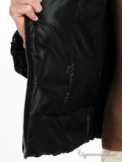 Куртка Ferre, Trussardi, Armani женская, цвет черный / серый