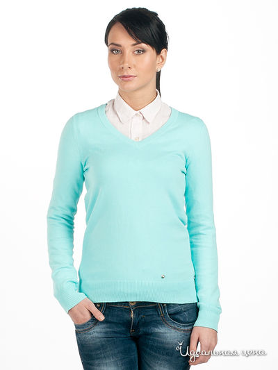 Пуловер Tom Farr, цвет цвет бирюзовый